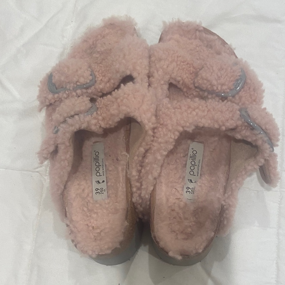 Papillio Blush Fuzzy Sandals